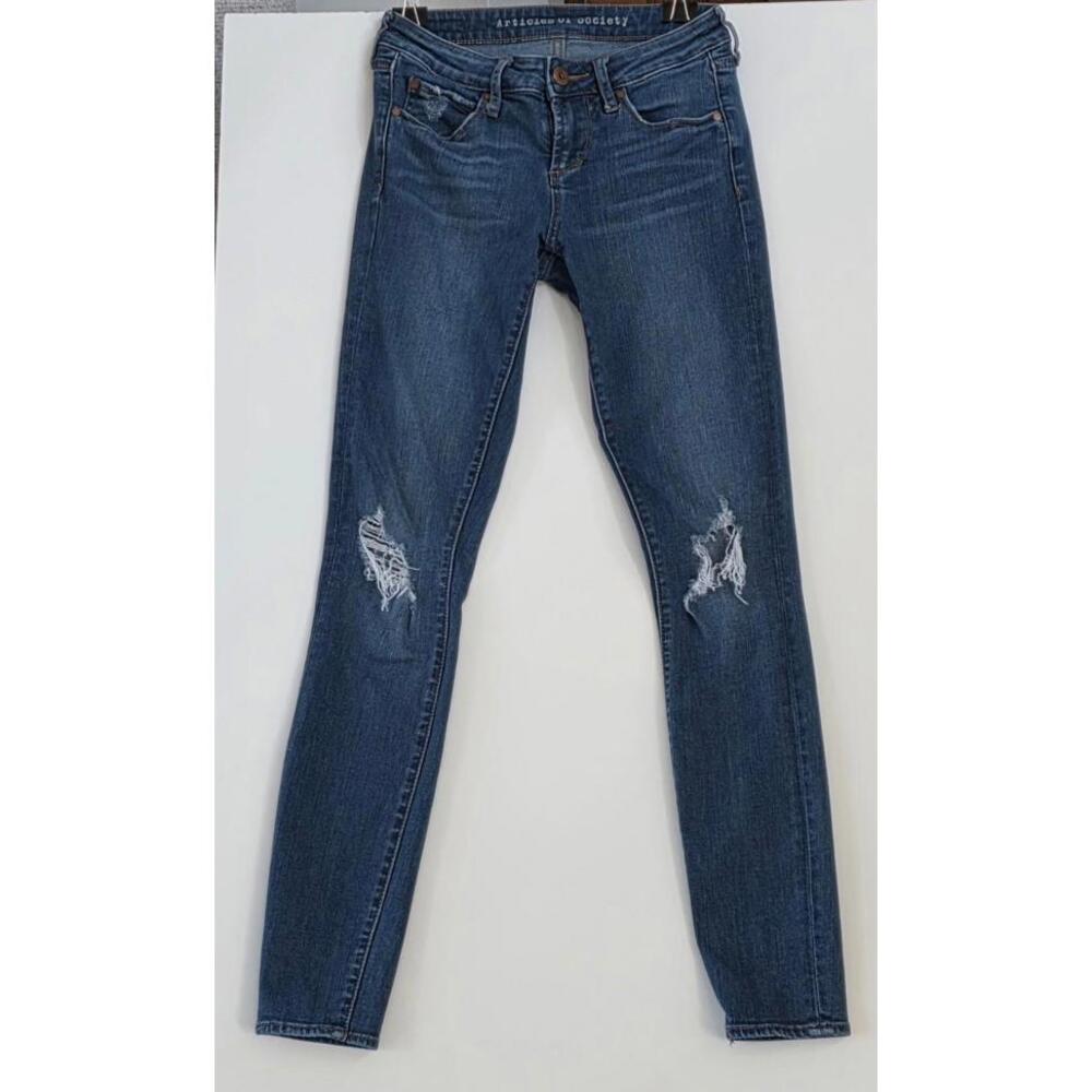 Articles of Society Jeans Womens Waist  24 Skinny Cut 1011.